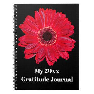 Cuaderno Portátil de Diario Gerbera Daisy personalizado