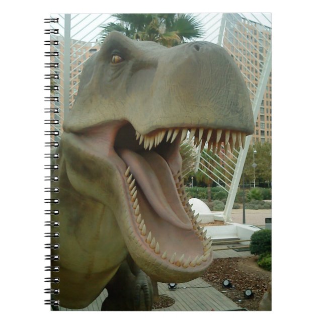 Cuaderno Portátil de dinosaurios T-Rex (Frente)