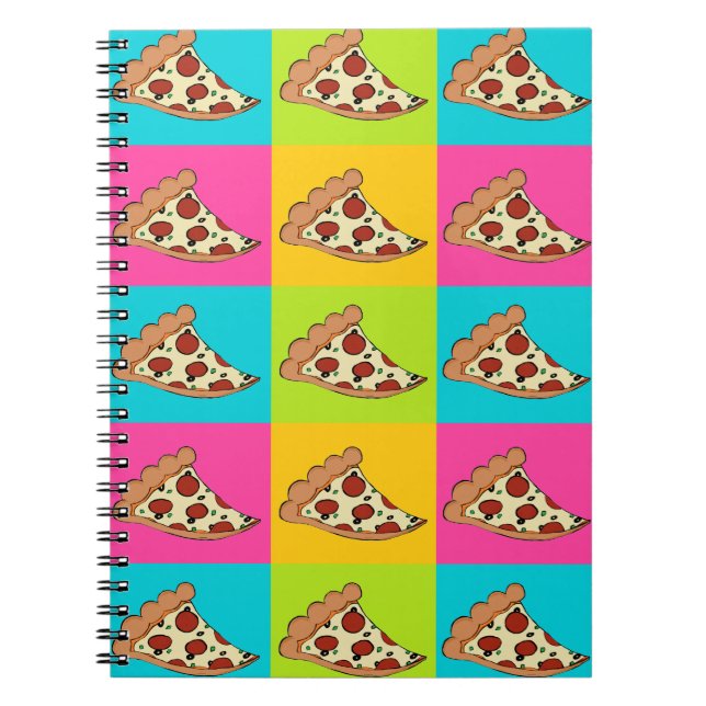 Cuaderno Portátil de diseño de pizzas (Frente)