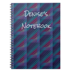 Cuaderno Portátil de diseño espiral de diseño moderno perso