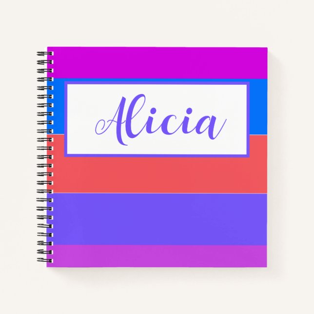 CUADERNO PORTÁTIL DE DISEÑO ESTRUCTURADO PERSONALIZADO (Anverso)