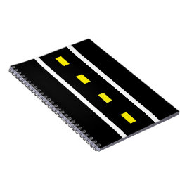 Cuaderno Portátil de dos vías (negro, blanco y amarillo)