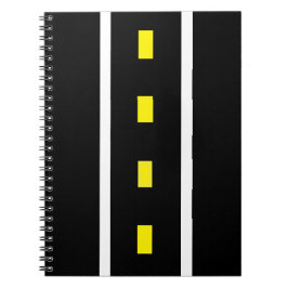 Cuaderno Portátil de dos vías (negro, blanco y amarillo)