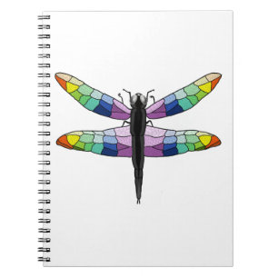 Cuaderno Portátil de dragón arco iris