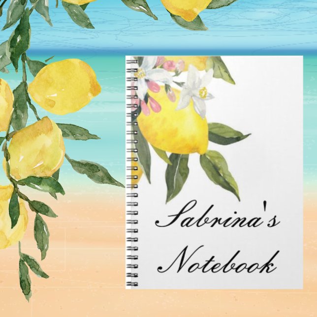 Cuaderno portátil de ducha de novia de verano limoncello (Subido por el creador)
