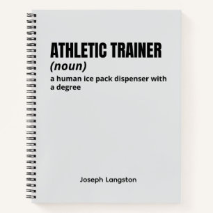 Cuaderno Portátil de entrenador atlético - Difícil definici