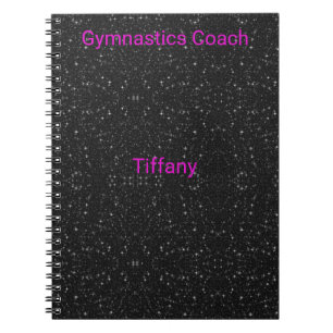 Cuaderno Portátil de entrenador de gimnasia personalizado