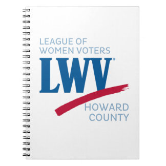 Cuaderno Portátil de espiral con logotipo LWVHC