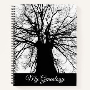 Cuaderno Portátil de espiral de árbol genealógico