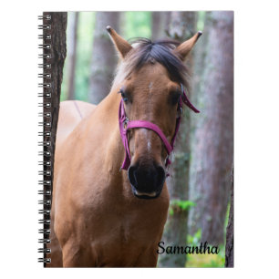 Cuaderno Portátil de espiral de caballo