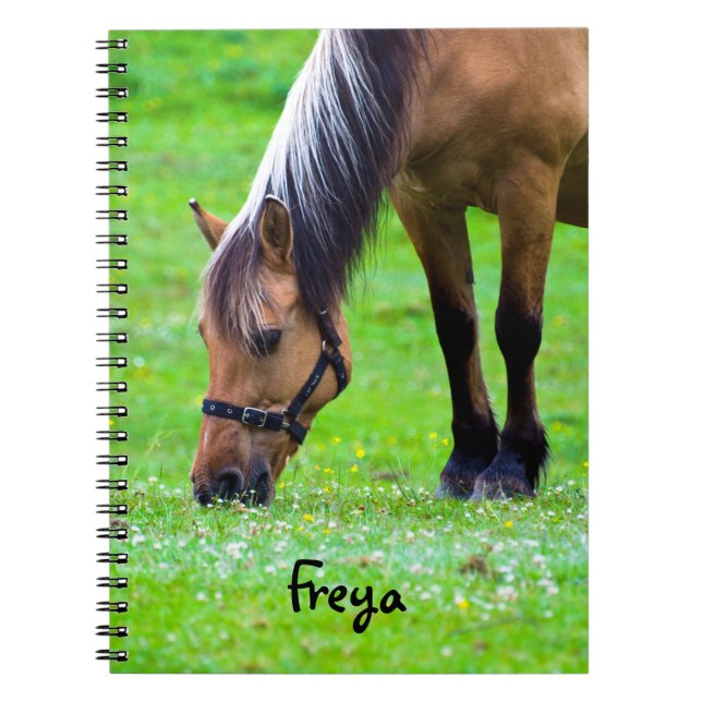Cuaderno Portátil de espiral de caballo (Frente)