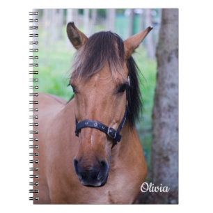 Cuaderno Portátil de espiral de caballo