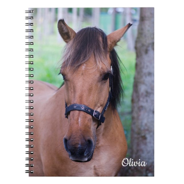 Cuaderno Portátil de espiral de caballo (Frente)