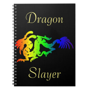 Cuaderno Portátil de espiral de dragón