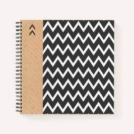 Cuaderno Portátil de espiral de estilo geométrico moderno