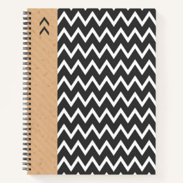 Cuaderno Portátil de espiral de estilo geométrico moderno