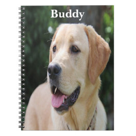 Cuaderno Portátil de espiral de fotos de perro personalizad