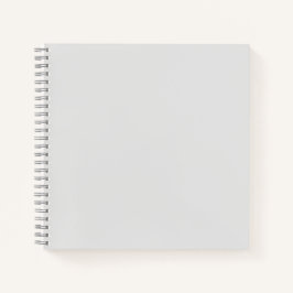 Cuaderno Portátil de espiral de gris claro #E6E6E6