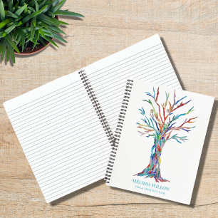 Cuaderno Portátil de espiral de instructores de yoga
