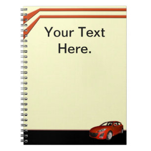Cuaderno Portátil de espiral de mantenimiento automotriz