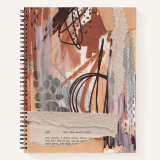 Cuaderno Portátil de espiral de medios mixtos de inspiració
