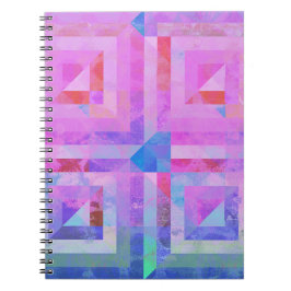 Cuaderno Portátil de espiral de medios mixtos Hot Pink Drea