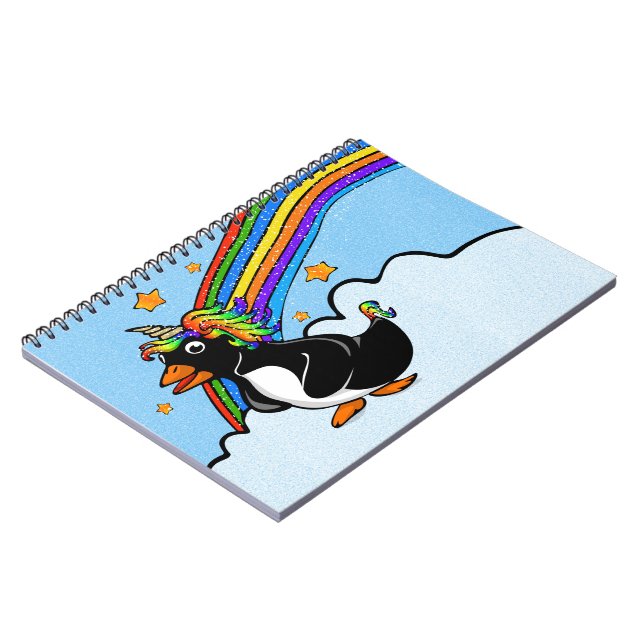 Cuaderno Portátil de espiral de Pengicorn (Lado Izquierdo)