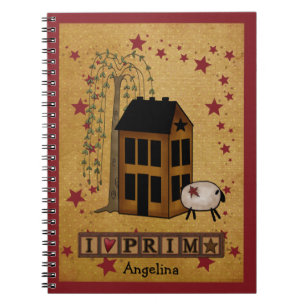 Cuaderno Portátil de espiral de Personalizado de oveja y s