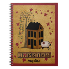 Cuaderno Portátil de espiral de Personalizado de oveja y sa