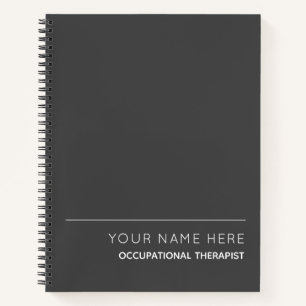 Cuaderno Portátil de espiral de Personalizado terapéutico