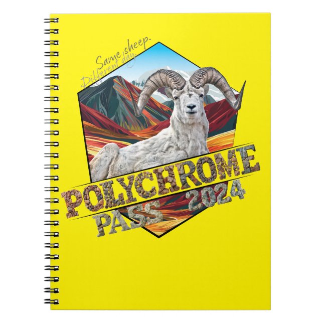 Cuaderno Portátil de espiral de proyecto policromático (Frente)