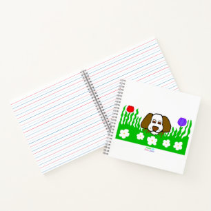 Cuaderno Portátil de espiral de Pup N Play (21,6 cm x 21,6