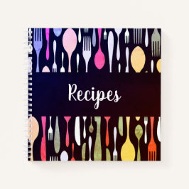 Cuaderno Portátil de espiral de recetas