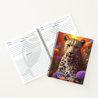 Cuaderno Portátil de espiral de recetas