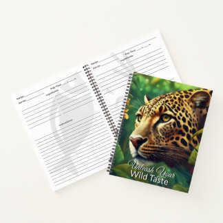 Cuaderno Portátil de espiral de recetas