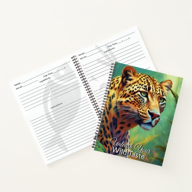 Cuaderno Portátil de espiral de recetas (Interior)