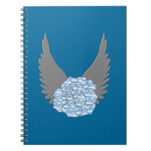 Cuaderno Portátil de espiral de Rosa fuerte