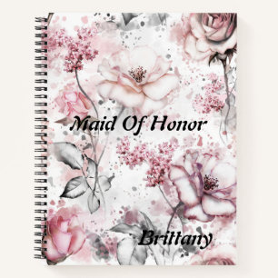 Cuaderno Portátil de espiral de señas de honor