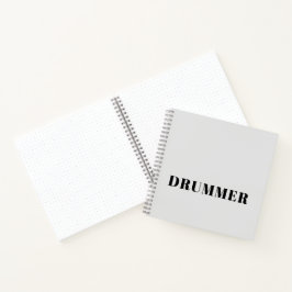 Cuaderno Portátil de espiral de tambor
