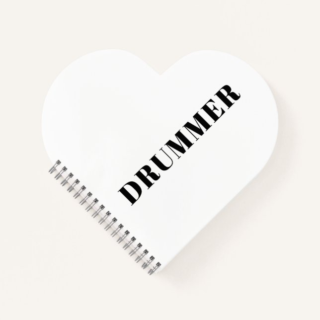 Cuaderno Portátil de espiral de tambor (Anverso)