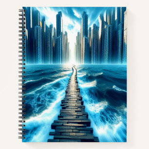 Cuaderno Portátil de espiral de trazado artístico