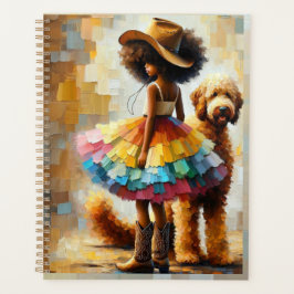 Cuaderno portátil de espiral de viajes alegre