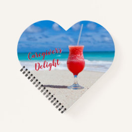 Cuaderno Portátil de espiral delgada del cuidador