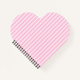 Cuaderno Portátil De Espiral En Forma De Corazón (Linto Ini