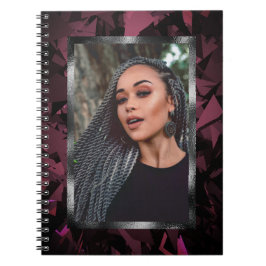 Cuaderno Portátil de espiral fotográfica de marco de bajo c