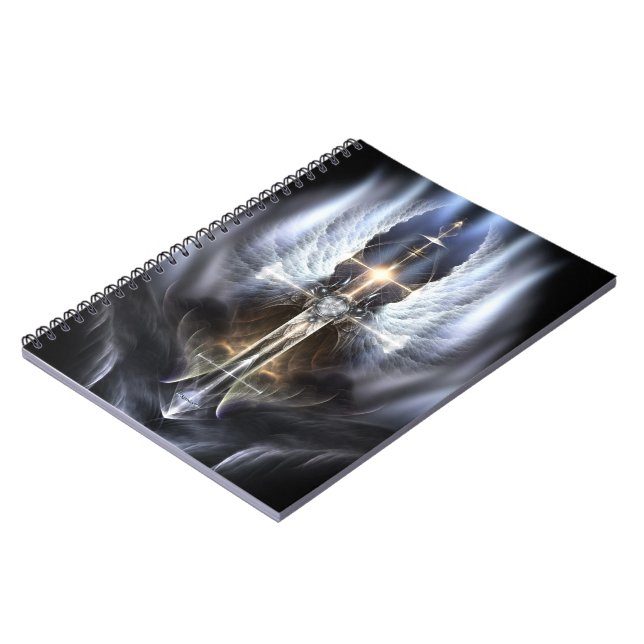 Cuaderno Portátil de espiral horizontal transversal de ala  (Lado Izquierdo)