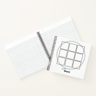Cuaderno Portátil de espiral IngBoard de 8,5" x 8,5"