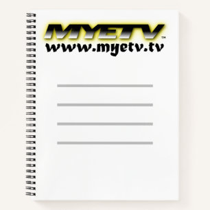 Cuaderno Portátil de espiral MYETV