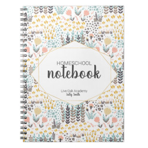 Cuaderno Portátil de espiral para colegios domésticos Fl