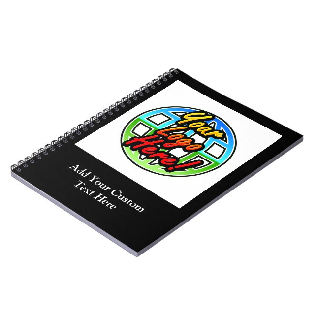 Cuaderno Portátil de espiral personalizada de imagen o logo (Lado Izquierdo)